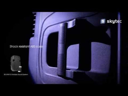 Vonyx SPJ-PA915 - Sistema de Sonido Portátil 15" 700W con Micrófonos UHF y Bluetooth