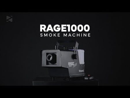 beamZ Rage1000SNOW - Máquina de nieve compacta con depósito LED 2 L y mando inalámbrico (5 m³/min)