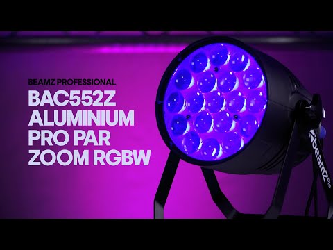 beamZ Pro BAC552Z - Foco Par Profesional de Aluminio con Zoom RGBW