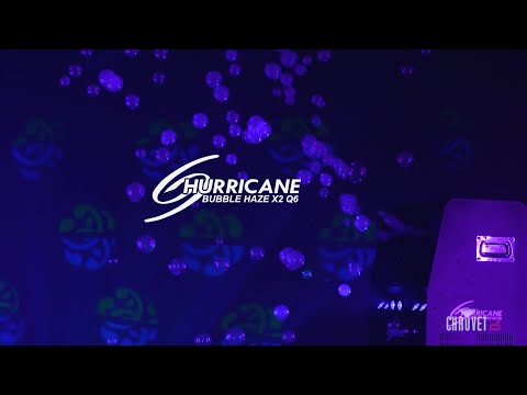 CHAUVET DJ Hurricane Bubble Haze X2 Q6 - Máquina de burbujas y haze