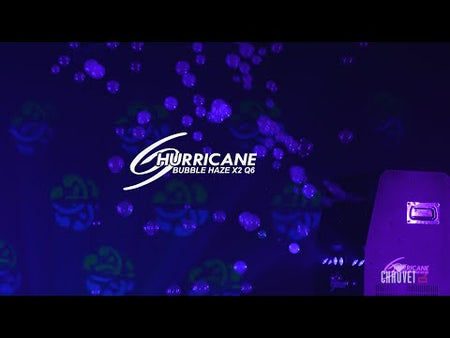 CHAUVET DJ Hurricane Bubble Haze X2 Q6 - Máquina de burbujas y haze