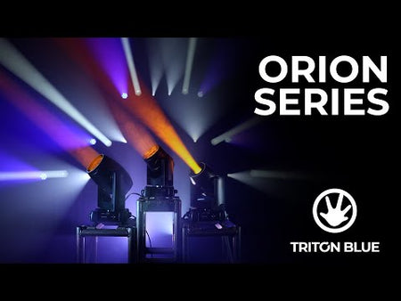 Triton Blue ORION W84 NEON - Cabeza móvil Wash con efecto neón