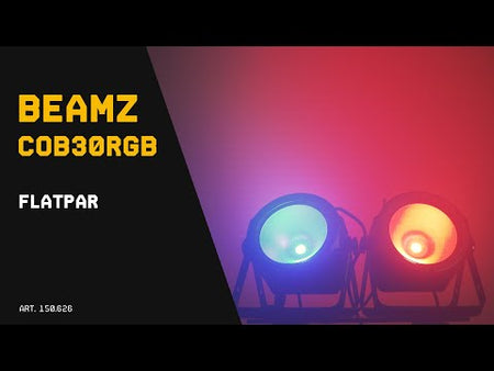 beamZ COB30RGB - PAR plano COB 30W RGB con ángulo 30° y DMX 3/5/8 canales