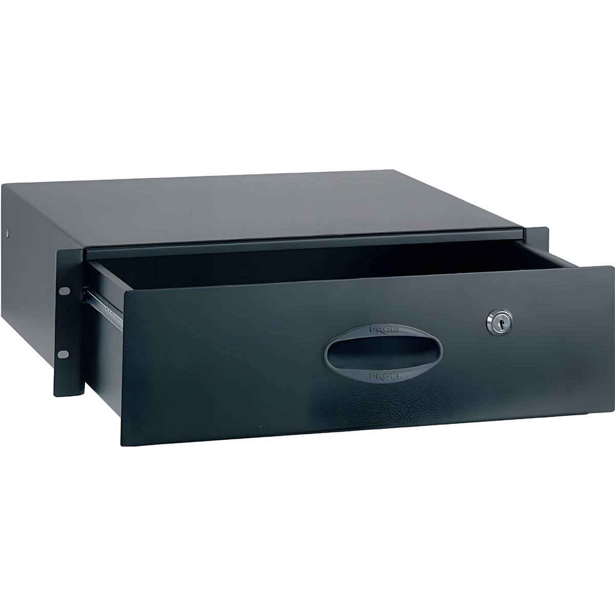 PROEL ADRK4CR - Cajón en metal con llave de 4U de altura rack 19'' - Tempo Shop