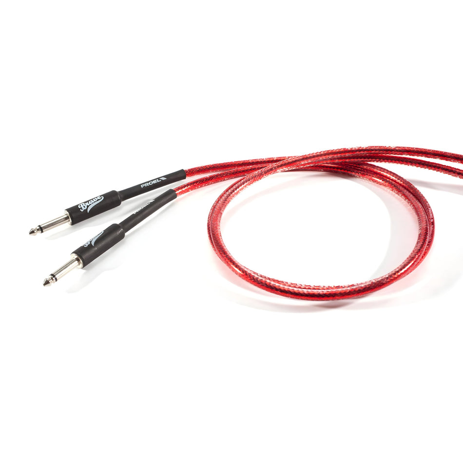 PROEL BRV100LU3TR - Cable de instrumento jack - jack rojo 3m - Tempo Shop