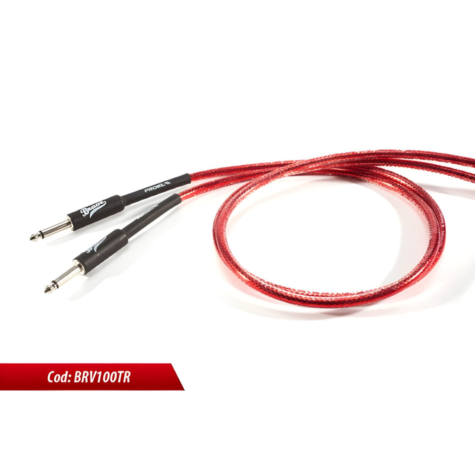 PROEL BRV100LU5TR - Cable de instrumento jack - jack azul 5m - Tempo Shop