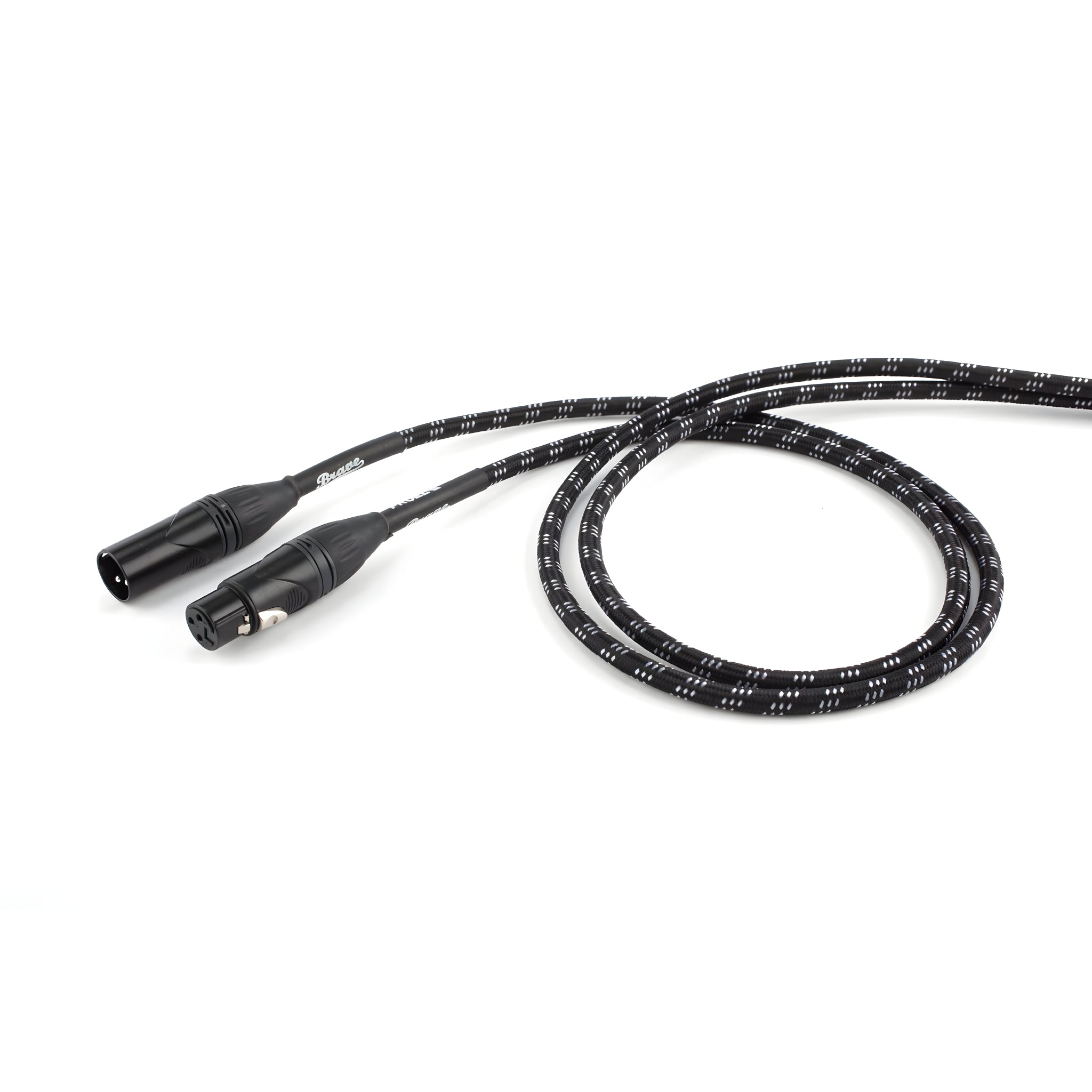 PROEL BRV250LU6BW - Cable de micrófono XLR 3P - XLR 3P negro/ blanco 6m - Tempo Shop