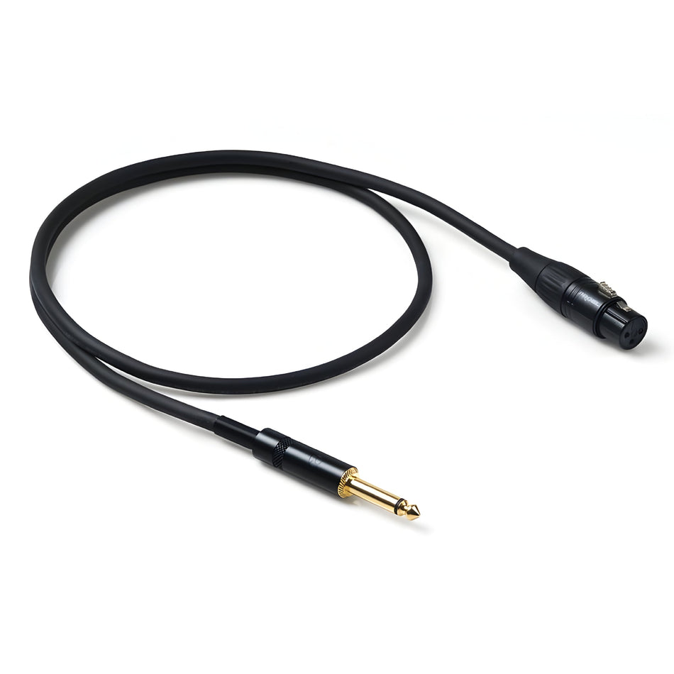 PROEL CHL200LU5 - Cable de micrófono profesional jack mono - XLR hembra 5m - Tempo Shop