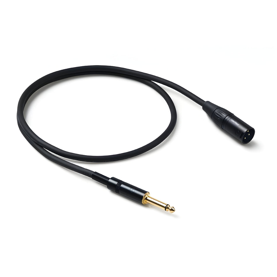 PROEL CHL220LU1 - Cable de micrófono profesional jack mono - XLR macho 1m - Tempo Shop