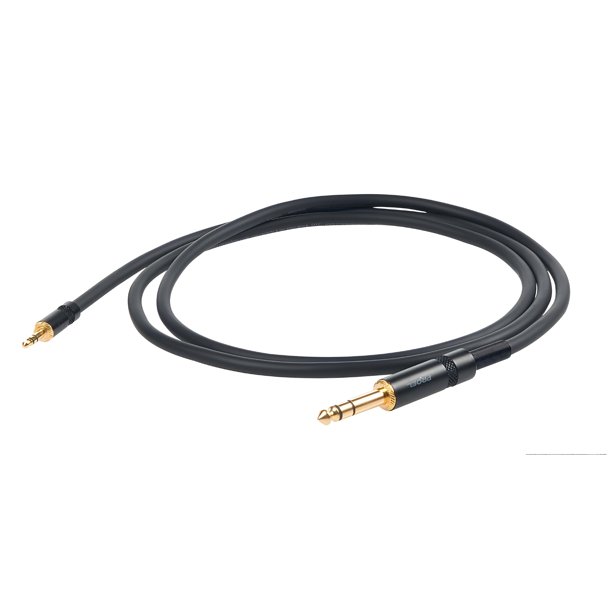 PROEL CHLP185LU3 - Cable de inserción profesional mini jack estéreo - jack estéreo 3m - Tempo Shop