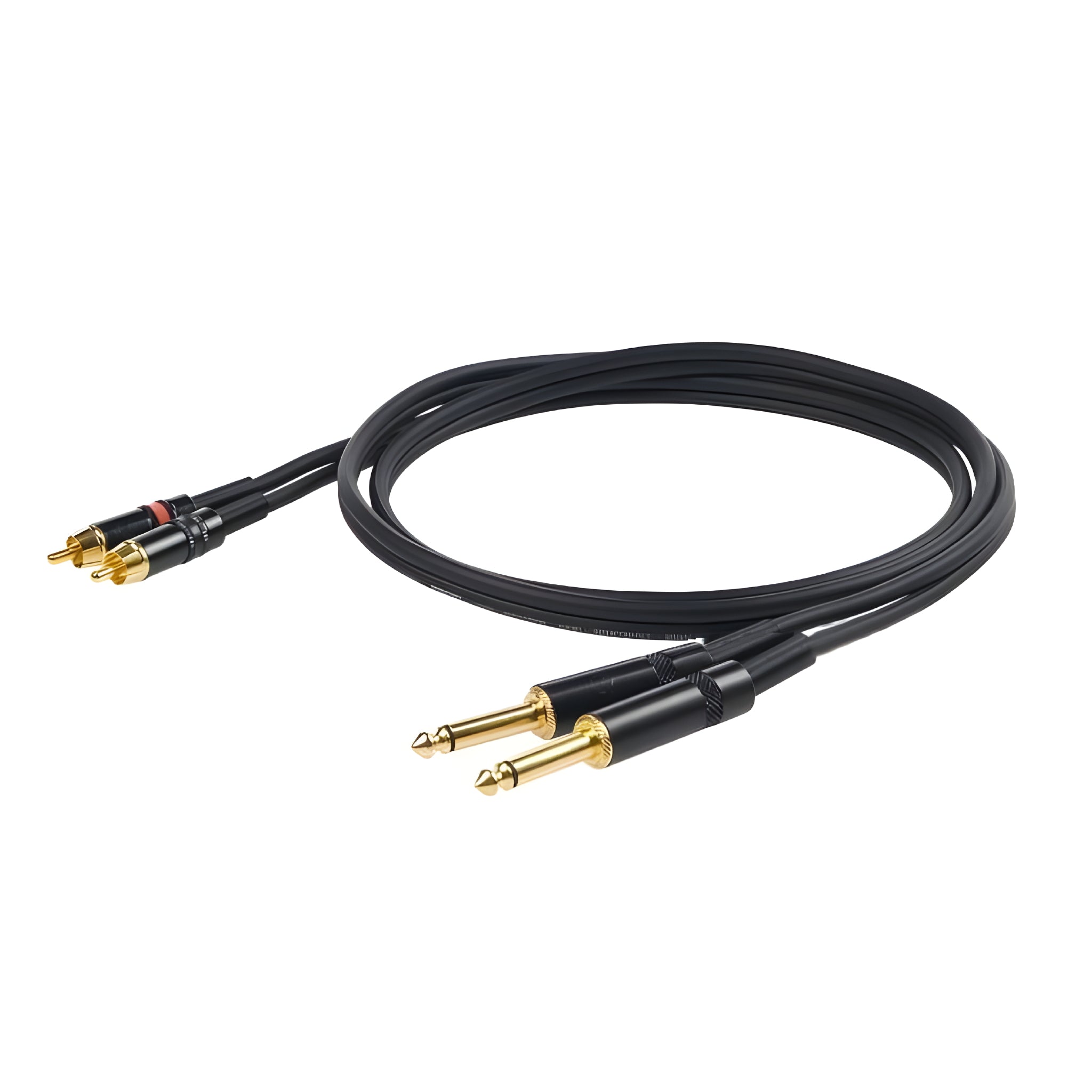 PROEL CHLP310LU5 - Cable de inserción 2 x Jack macho - 2 x RCA macho Neutrik. 5m - Tempo Shop