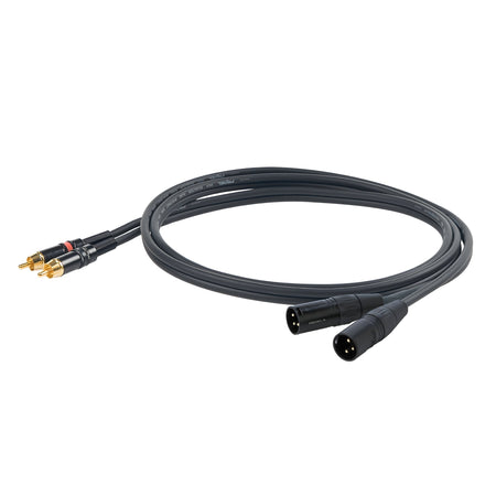 PROEL CHLP330LU3 - Cable de inserción Y, 2 x RCA - 2 x XLR 3P macho. 1,5m - Tempo Shop