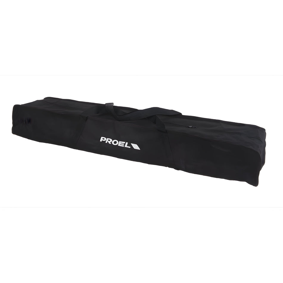 PROEL DOUBLE PADD SPEAK STAND BAG 600D NYL BK - Bolsa resistente acolchada de nylon 600D para dos soportes de altavoz - Tempo Shop
