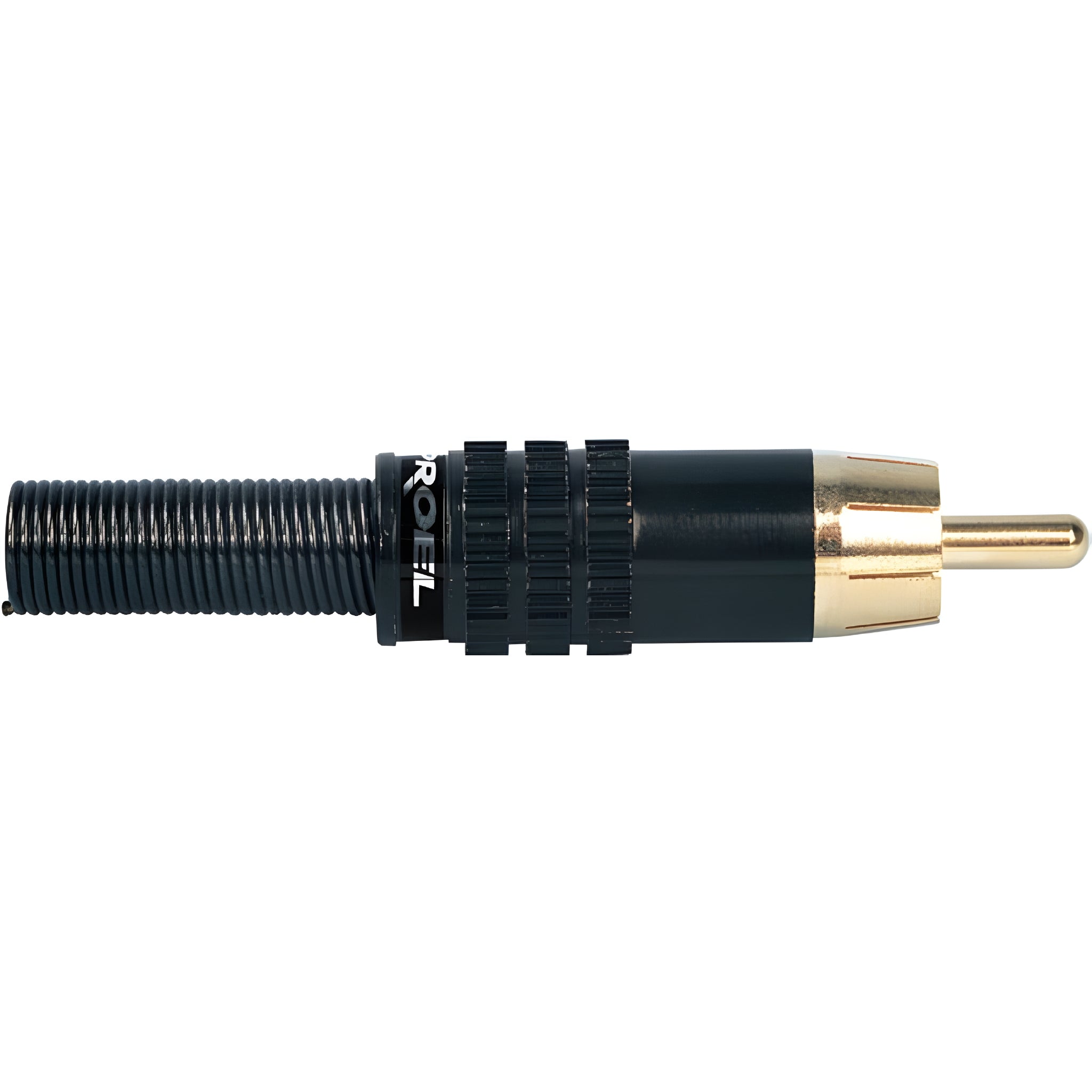 PROEL MRCA25BK - Conector RCA macho negro, anillo negro - Tempo Shop