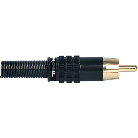 PROEL MRCA25BK - Conector RCA macho negro, anillo negro - Tempo Shop