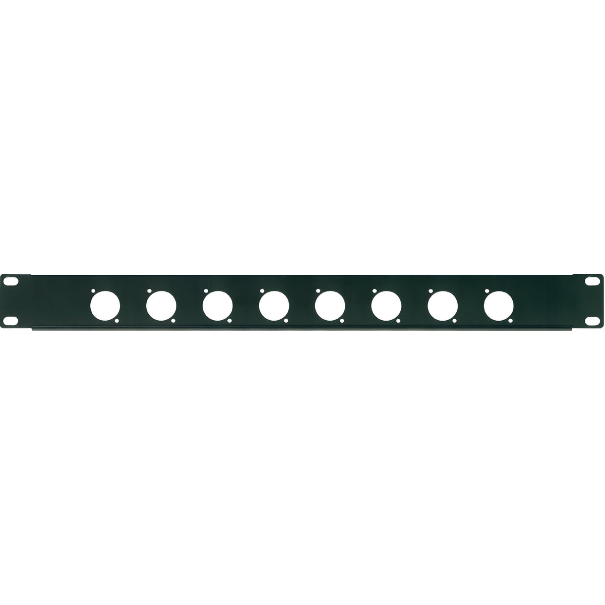 PROEL RK8N - Tapa perforada 1U rack 19'' con 8 perforaciones para conectores de panel XLR/Speakon(tm) (24mm diámetro) - Tempo Shop