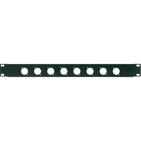 PROEL RK8N - Tapa perforada 1U rack 19'' con 8 perforaciones para conectores de panel XLR/Speakon(tm) (24mm diámetro) - Tempo Shop