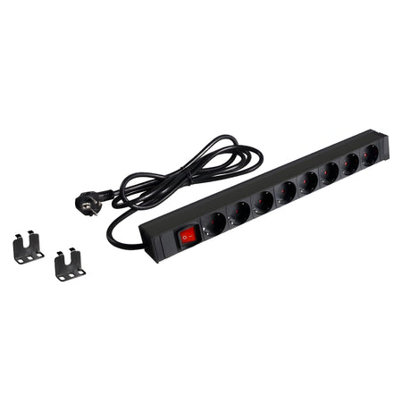 PROEL SDC308R - Barra de alimentación horizontal de 1U - Tempo Shop