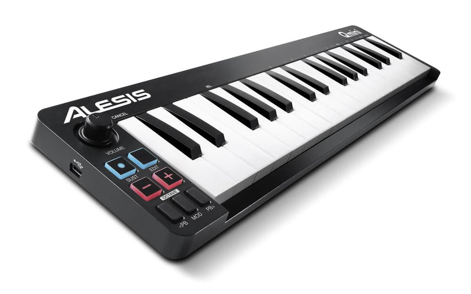 Alesis QMINI – Controlador USB-MIDI compacto de 32 mini teclas