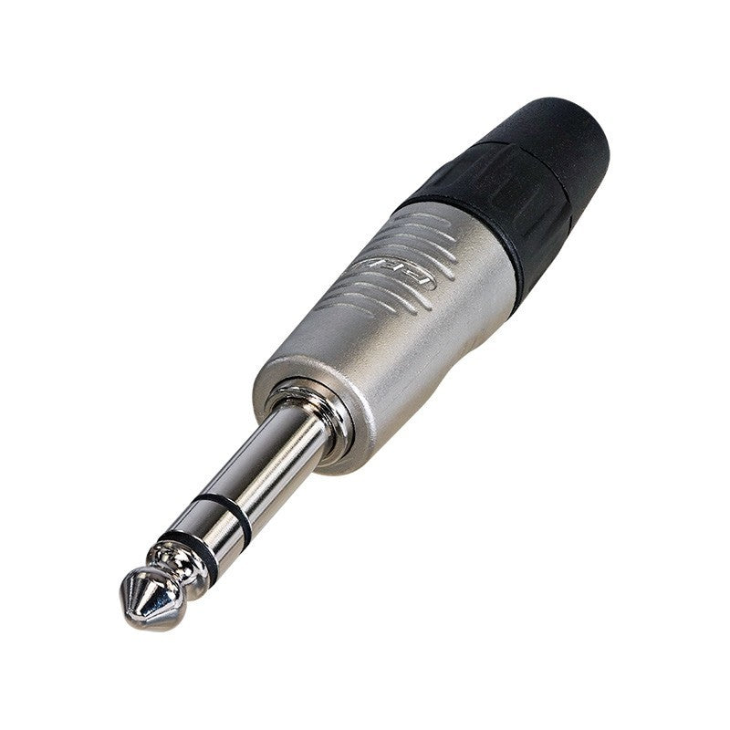 REAN RP3C - Conector Aéreo Jack 1/4" Estéreo Plata