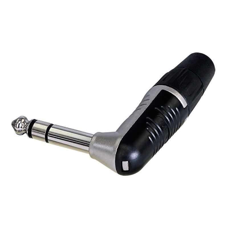REAN RP3RC - Conector Jack Estéreo Aéreo Plata Recto 1/4
