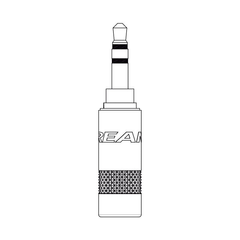 REAN NYS231L - Conector Mini Jack 3,5 mm Estéreo Macho