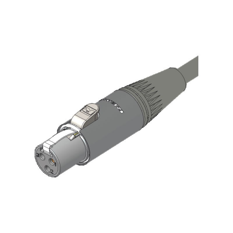 REAN RT4FC-B - Conector Mini XLR Hembra 4 Polos