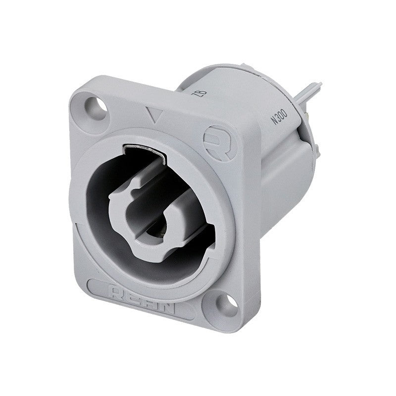 REAN RRAC3O-G-000-0 - Conector Chasis PowerCON Salida Gris