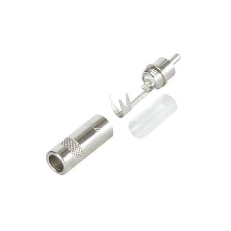 REAN NYS352 - Conector RCA Aéreo Metálico Plata