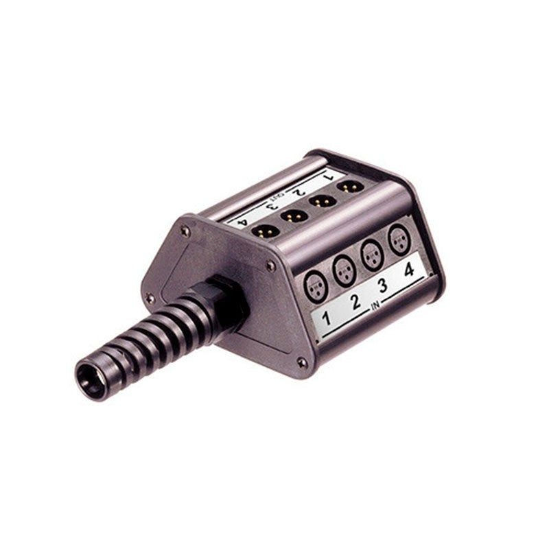 REAN NSB1A-8/4 - Caja de escenario 8 IN hembra 4 OUT macho - Tempo Shop