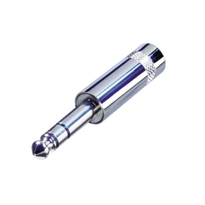 REAN NYS202 - Conector Jack Estéreo Macho de Metal - Tempo Shop