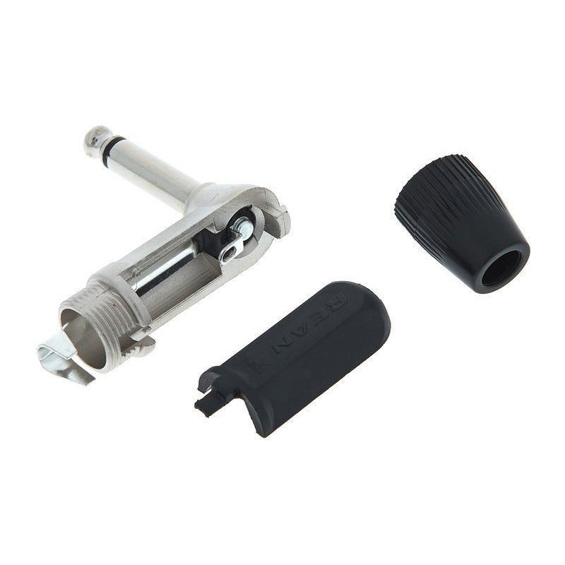REAN NYS207 - Conector Jack Mono Acodado de 1/4" (6,35 mm) - Tempo Shop