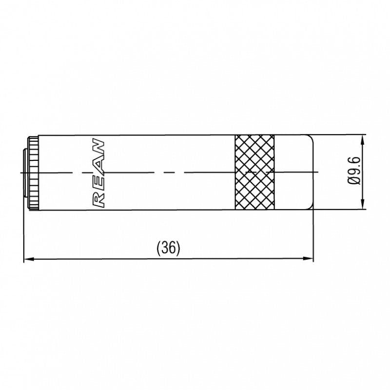 REAN NYS240BG - Conector Mini Jack 3,5 mm Hembra Aérea - Tempo Shop