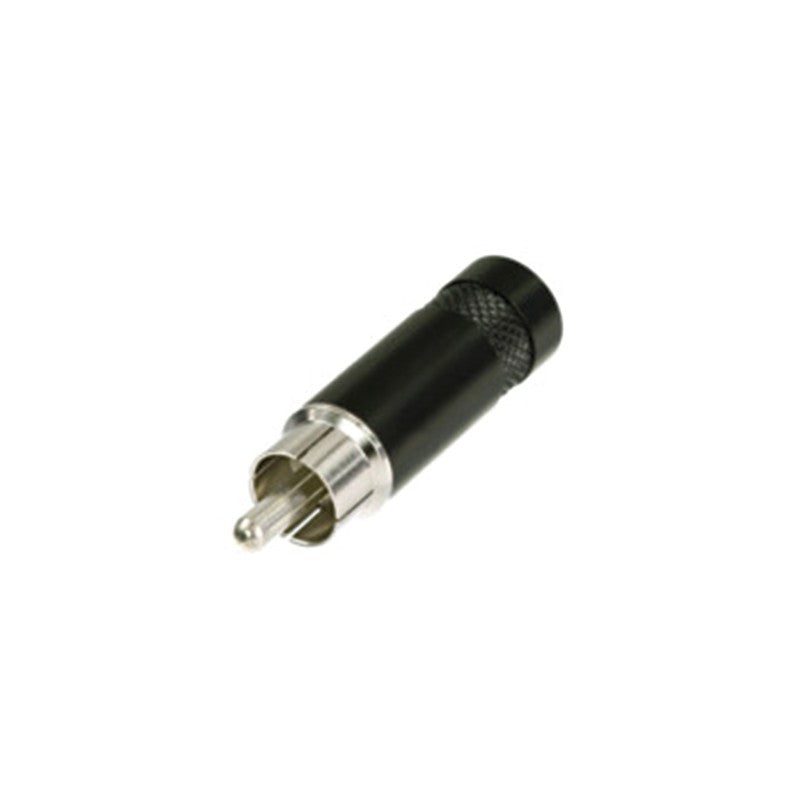 REAN NYS352BG - Conector RCA aéreo negro con contactos dorados - Tempo Shop