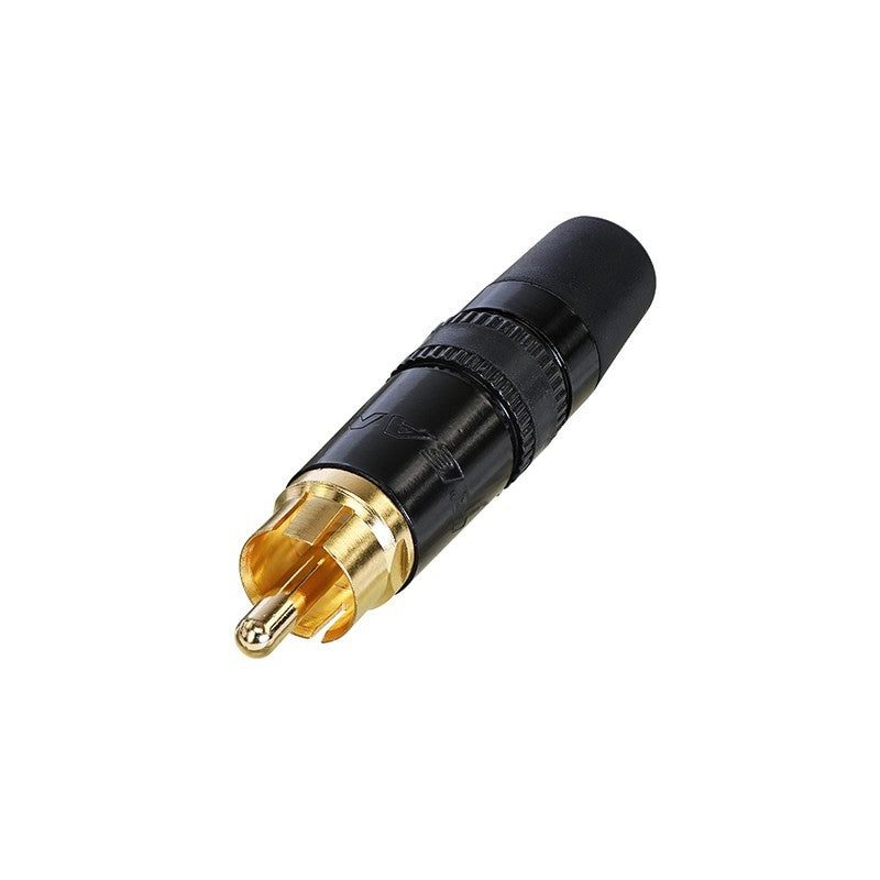 REAN NYS373-0 - Conector RCA Aéreo Negro con Contactos de Oro - Tempo Shop