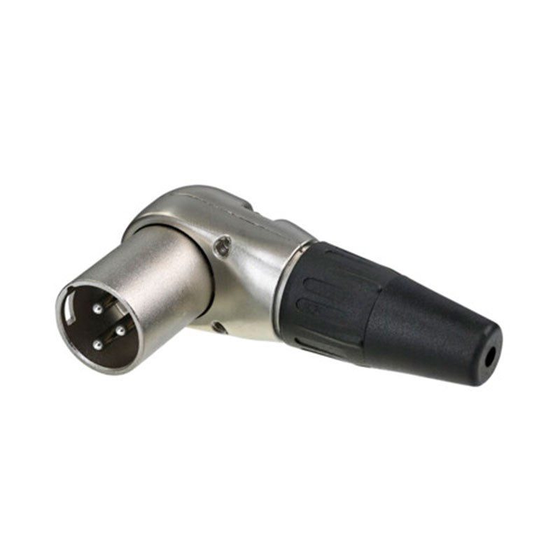 REAN RC3MR - Conector XLR macho acodado - Tempo Shop