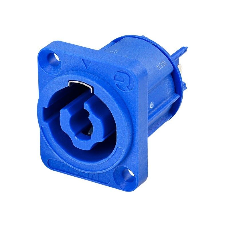 REAN RRAC3I-G-000-0 - Conector chasis Powercon entrada azul - Tempo Shop
