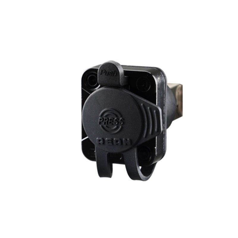 REAN RRE8F-Z-011 - Conector RJ45 Chasis 90º IP65 Negro - Tempo Shop