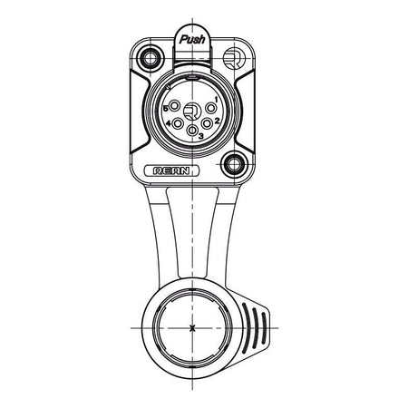 REAN RRX5F-Z-012-0 - Conector XLR 5 Pines Hembra IP65 - Tempo Shop