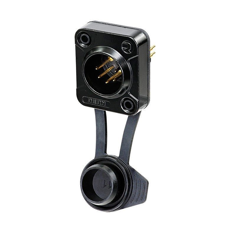 REAN RRX5M-Z-012-0 - Conector XLR 5 Pines Macho Chasis IP65 - Tempo Shop