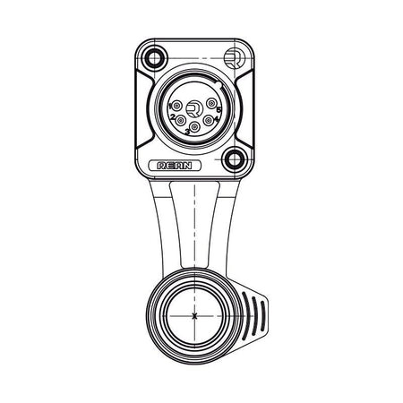 REAN RRX5M-Z-012-0 - Conector XLR 5 Pines Macho Chasis IP65 - Tempo Shop