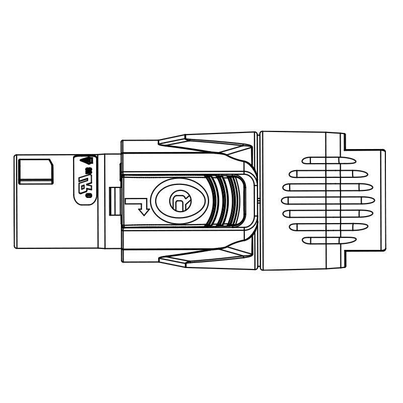 REAN RCLS4F-G-000-1 - Conector Speakon Hembra 4 Polos
