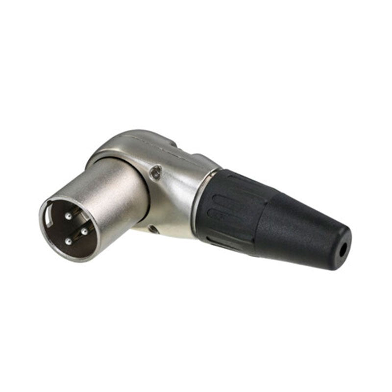 REAN RC3MR - Conector XLR macho acodado