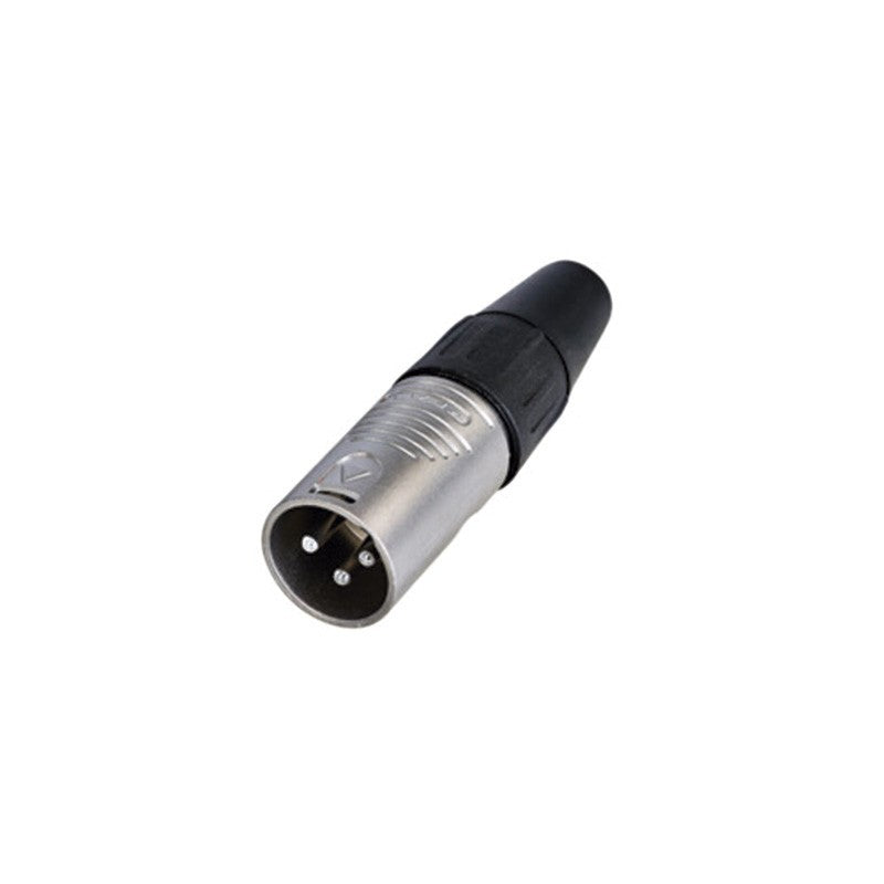 REAN RC3M - Conector XLR Macho de 3 Pines Plata