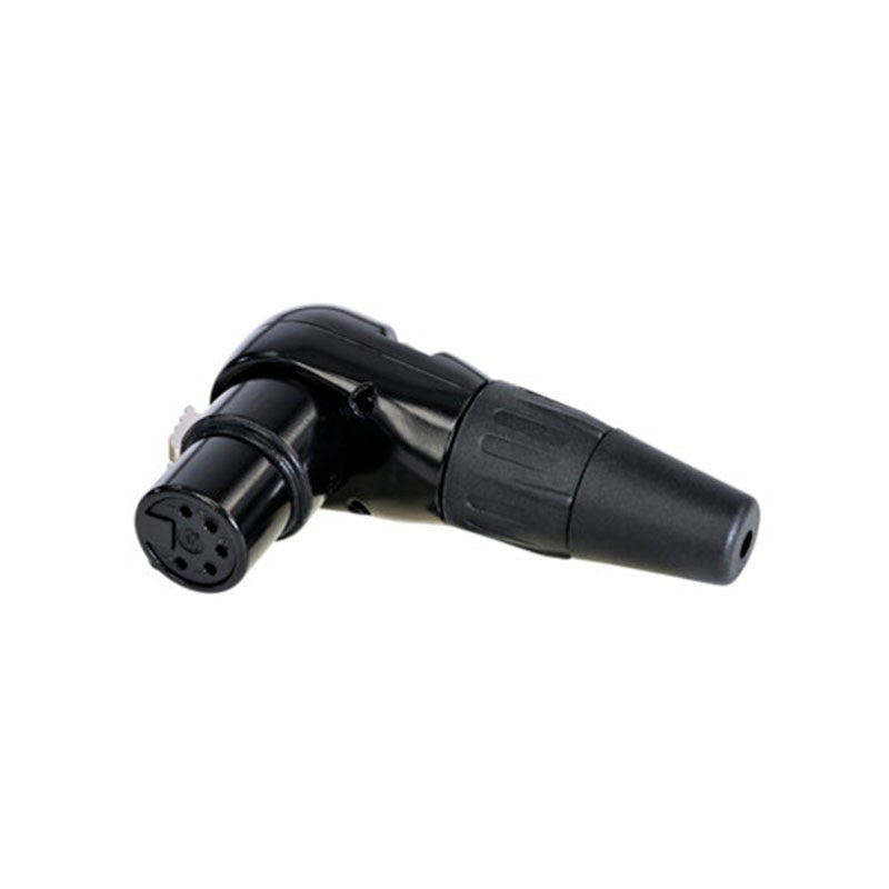 REAN RC5FR-BAG - Conector XLR Hembra 5 Pines Acodado