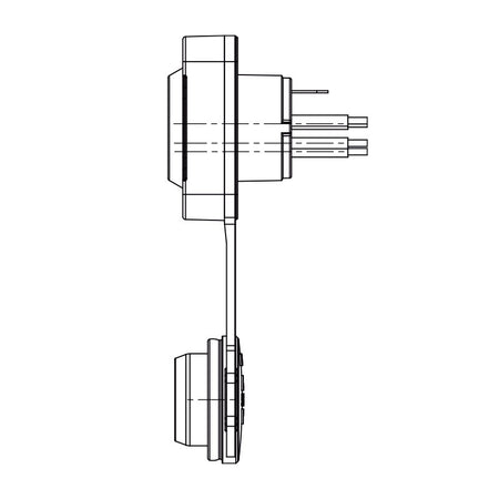 REAN RRX5M-Z-012-0 - Conector XLR 5 Pines Macho Chasis IP65