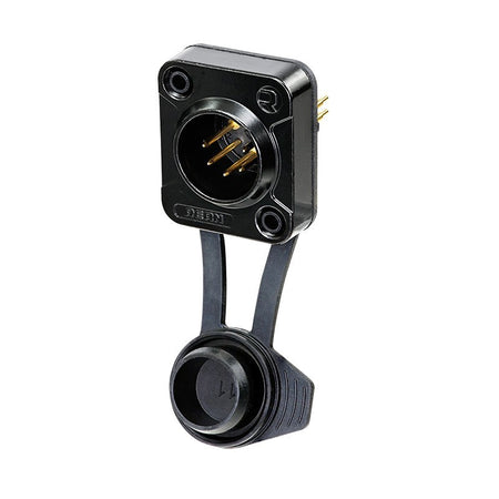 REAN RRX5M-Z-012-0 - Conector XLR 5 Pines Macho Chasis IP65