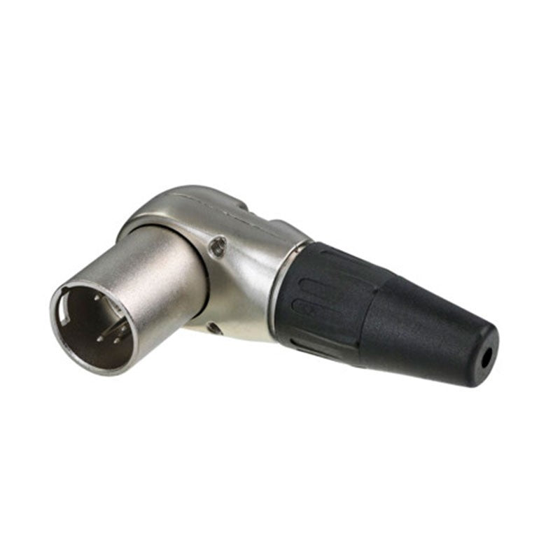 REAN RC5MR - Conector XLR 5 pines macho acodado plata