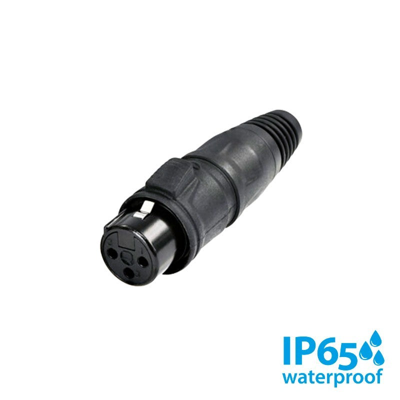 REAN RCX3F-Z-002-1 - Conector XLR Aéreo Hembra 3 Pines IP65