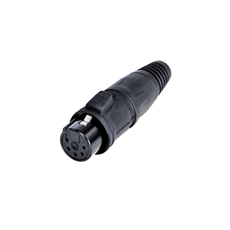 REAN RCX5F-Z-001-1 - Conector XLR Aéreo Hembra de 5 Pines IP65